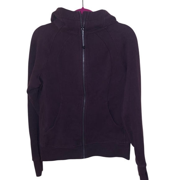 Lululemon Scuba full Zip Hoodie Light Cotton Fleece size 8 - Picture 1 of 10
